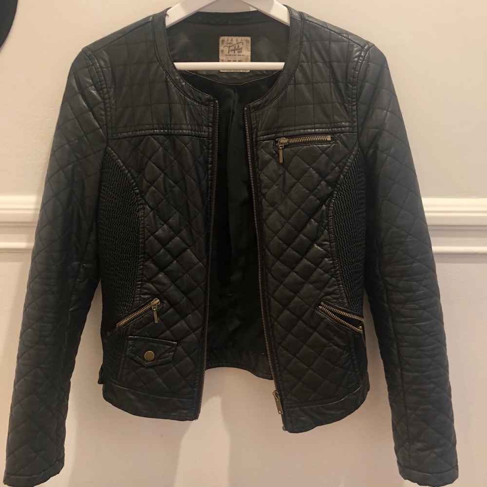 TRF by Zara leather jacket,